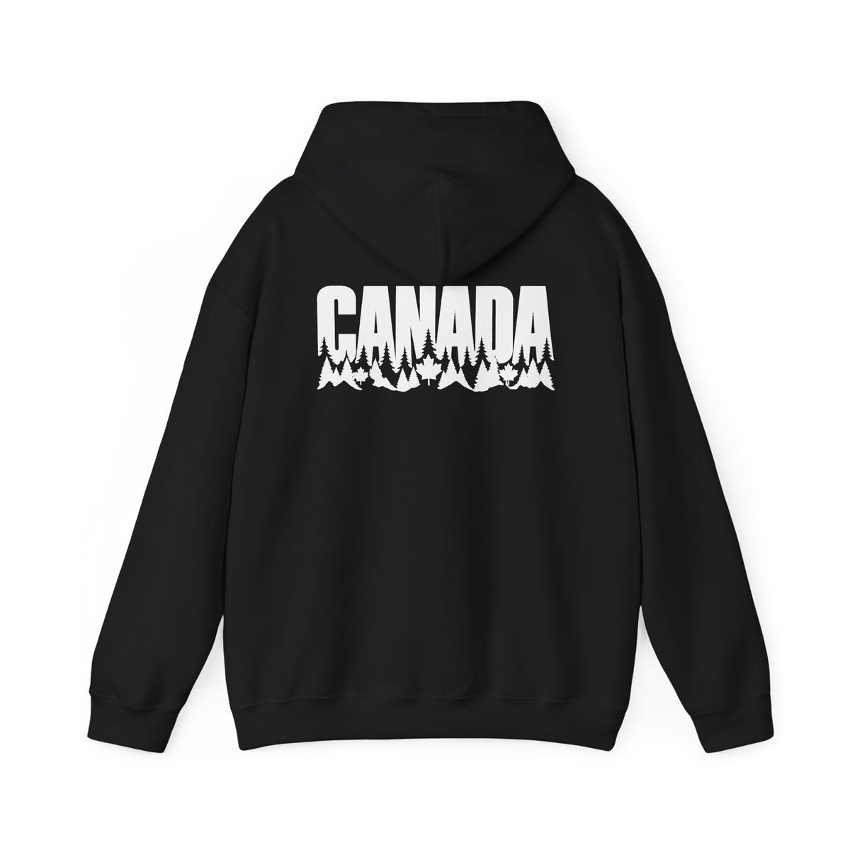 Canada Pine Silhouette Back Print Hoodie