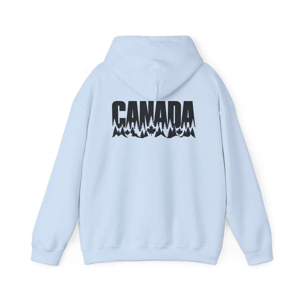 Canada Pine Silhouette Back Print Hoodie