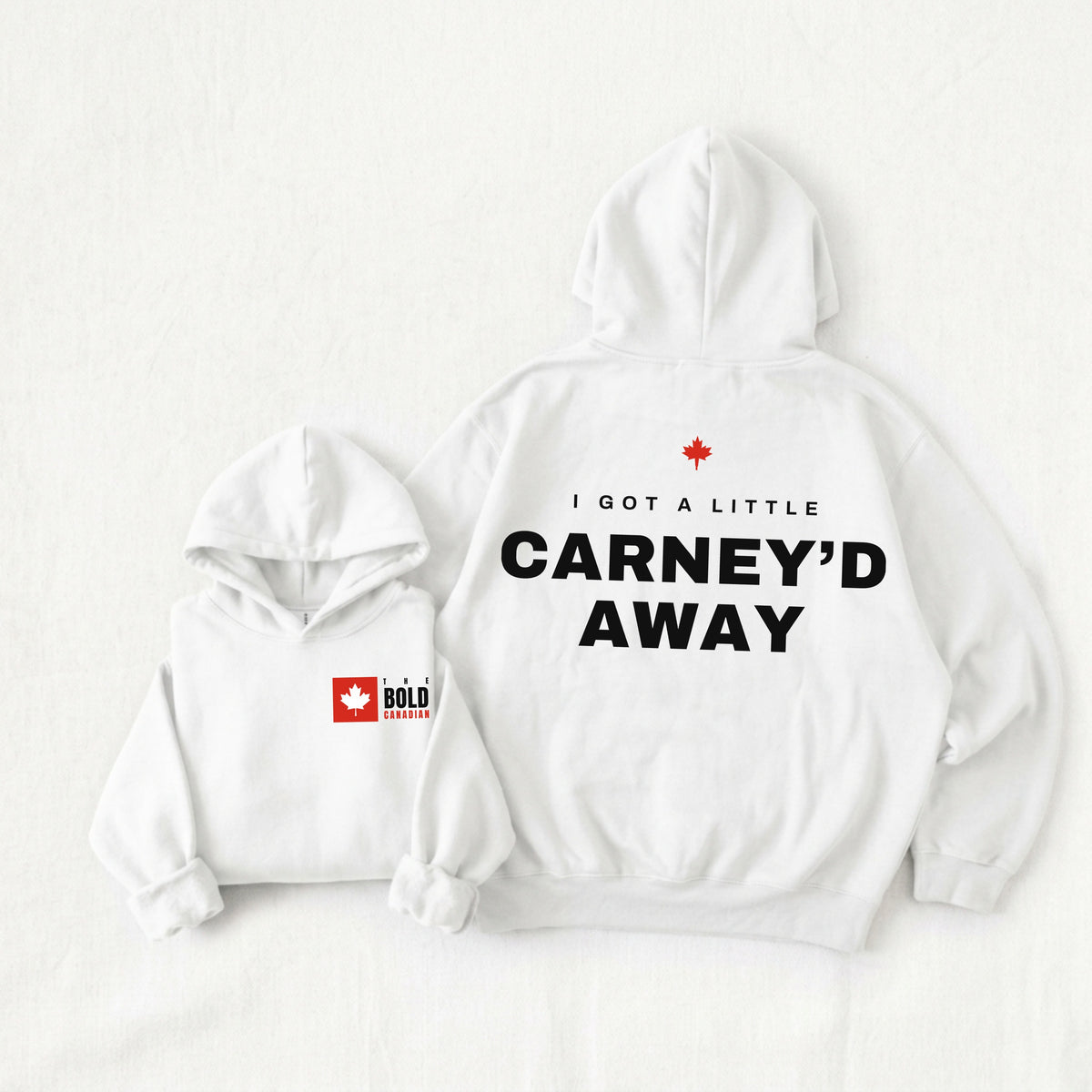 Carney'd Away Canadian Back Print Hoodie