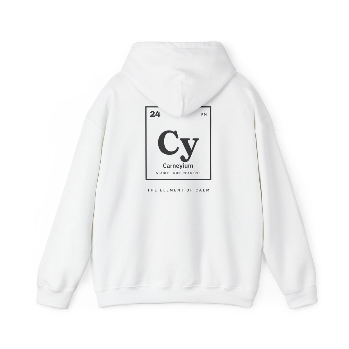 Carneyium Element of Calm Back Print Hoodie