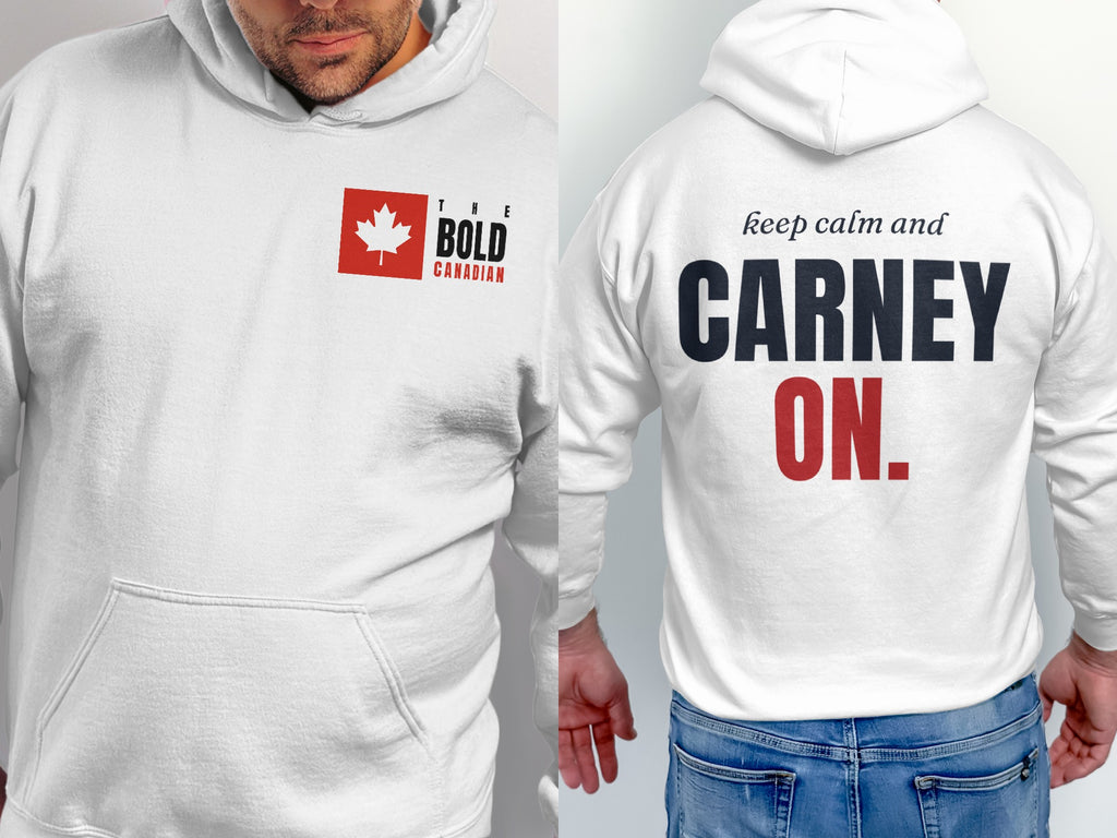 Keep Calm and Carney On Back Print Hoodie