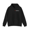 Black hoodie with a small red Canadian flag and white text reading "THE BOLD CANADIAN."