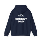 Canadian Hockey Dad Back Print Hoodie