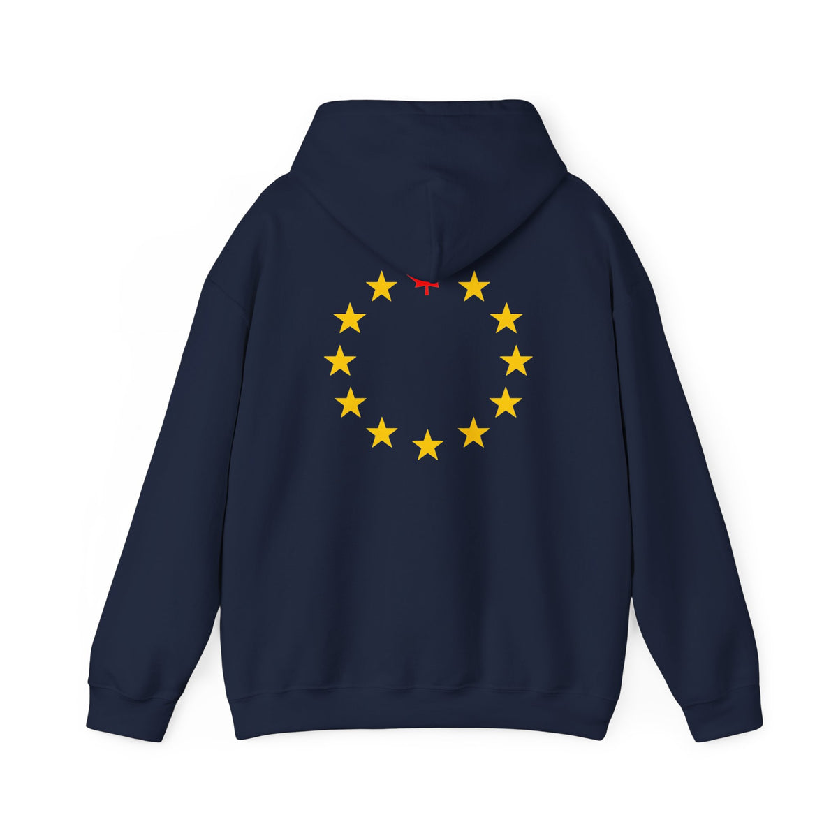 Euro Maple Star Ring Back Print Hoodie