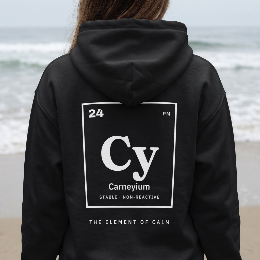 Carneyium Element of Calm Back Print Hoodie