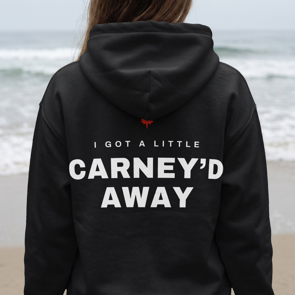 Carney'd Away Canadian Back Print Hoodie