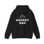 Canadian Hockey Dad Back Print Hoodie