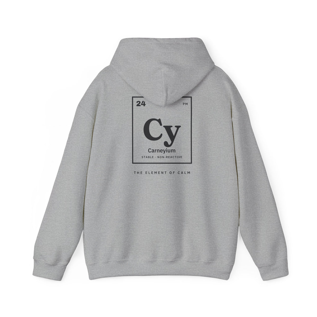 Carneyium Element of Calm Back Print Hoodie