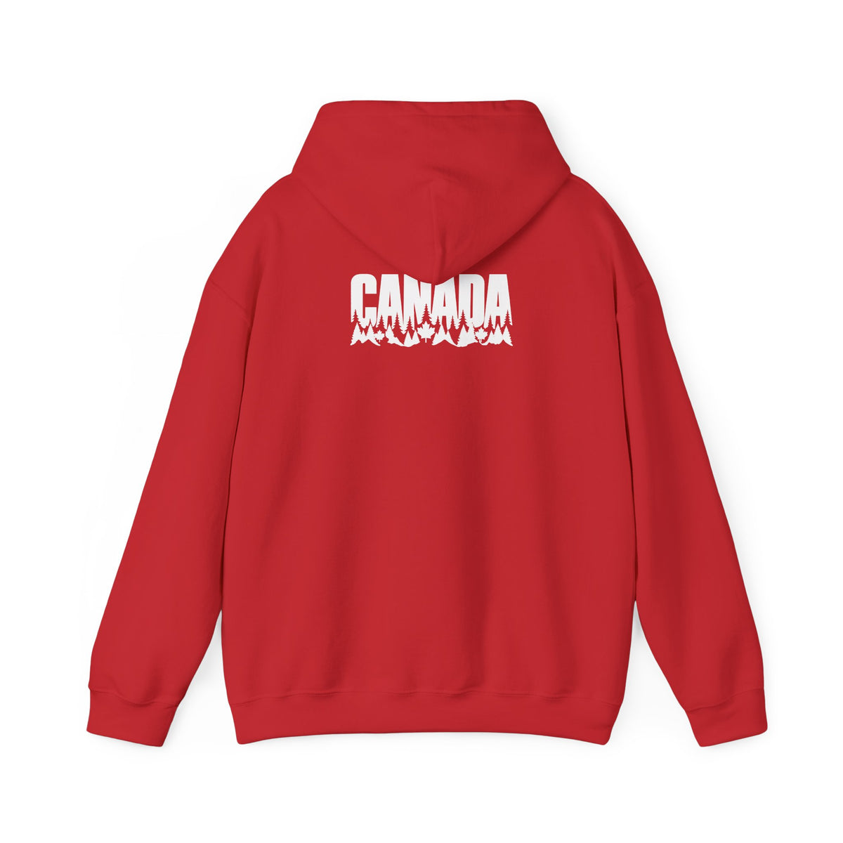 Canada Pine Silhouette Back Print Hoodie