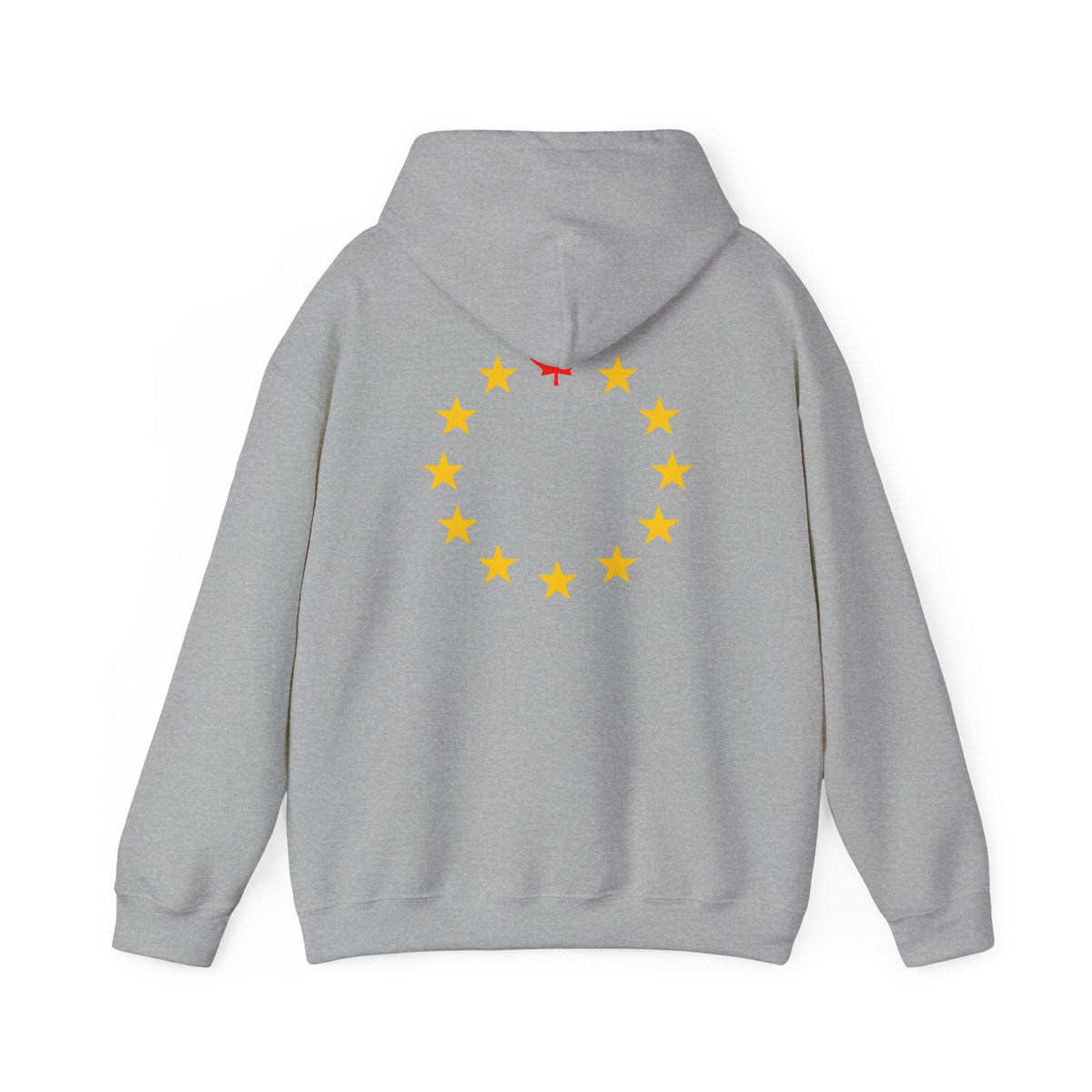 Euro Maple Star Ring Back Print Hoodie
