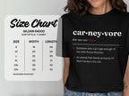 Gildan 64000 softstyle t-shirt size chart with width and length measurements in inches.
