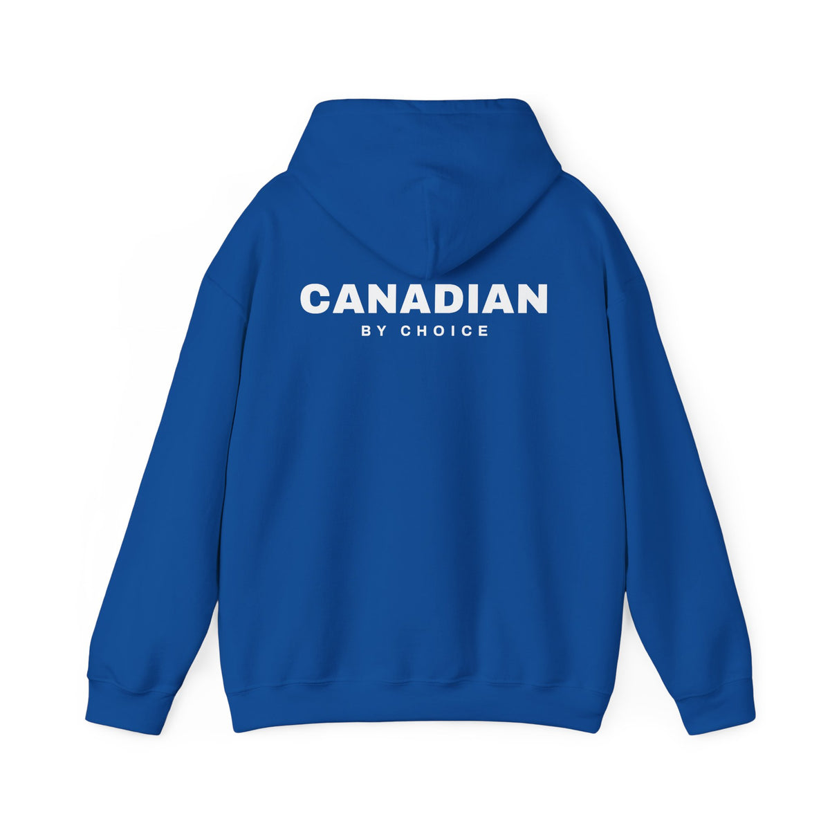 Canadian By Choice Back Print Hoodie