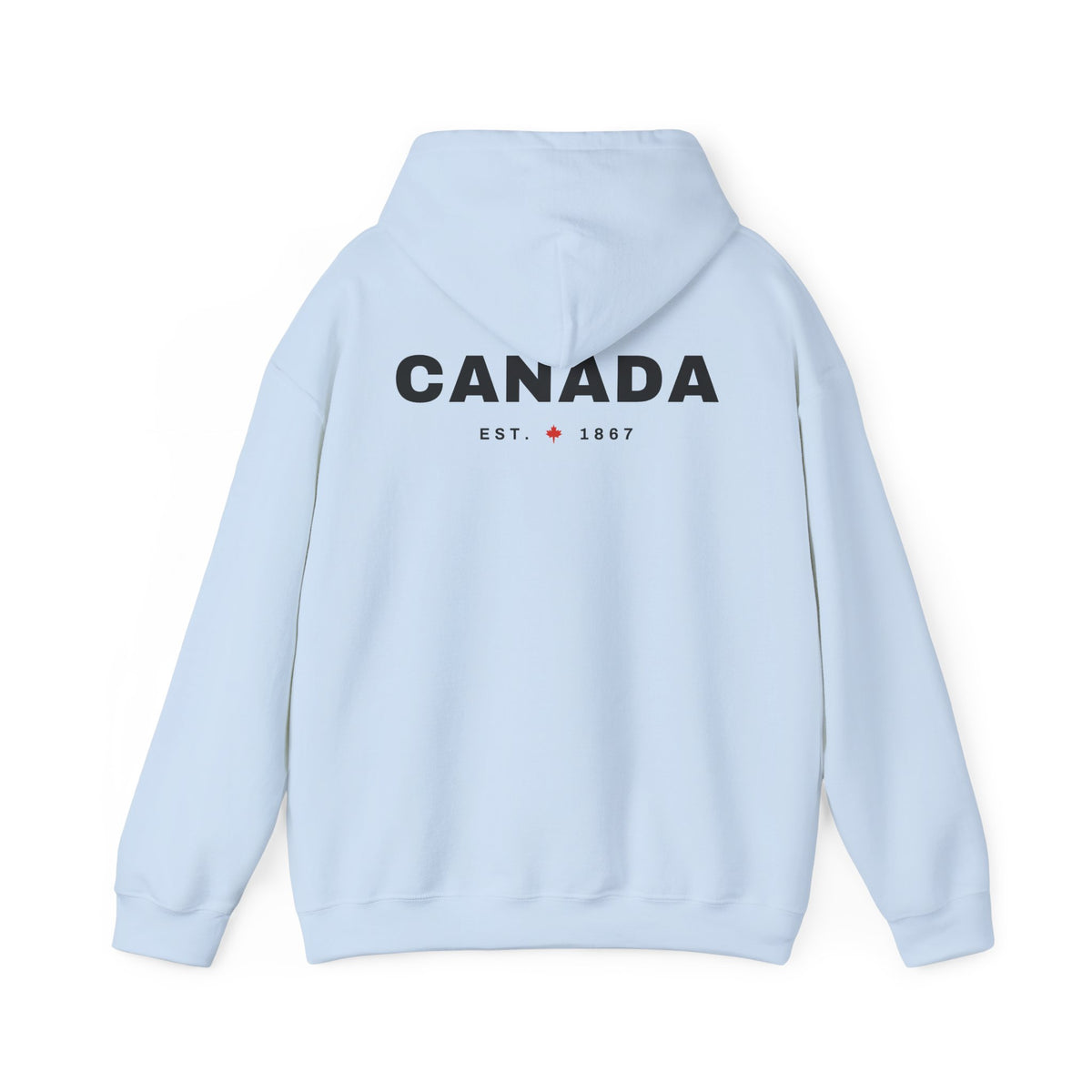 Canada Est. 1867 Back Print Hoodie