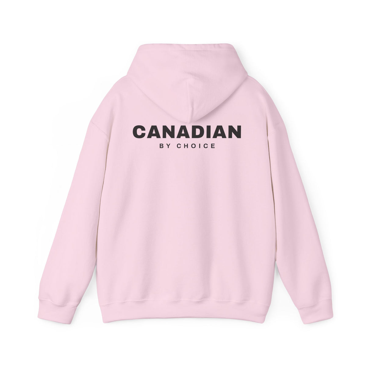 Canadian By Choice Back Print Hoodie