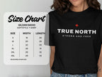 Gildan 64000 Softstyle T-Shirt size chart showing width and length measurements.