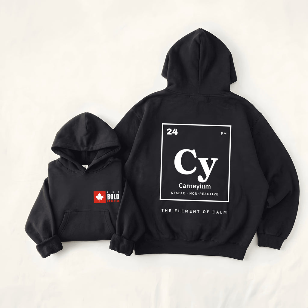 Carneyium Element of Calm Back Print Hoodie