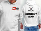 The Canadian Hockey Mom Back Print Hoodie