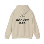 Canadian Hockey Dad Back Print Hoodie