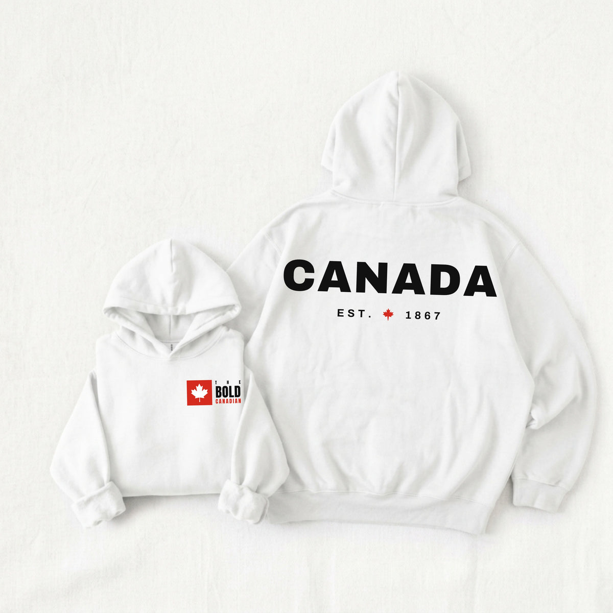 Canada Est. 1867 Back Print Hoodie