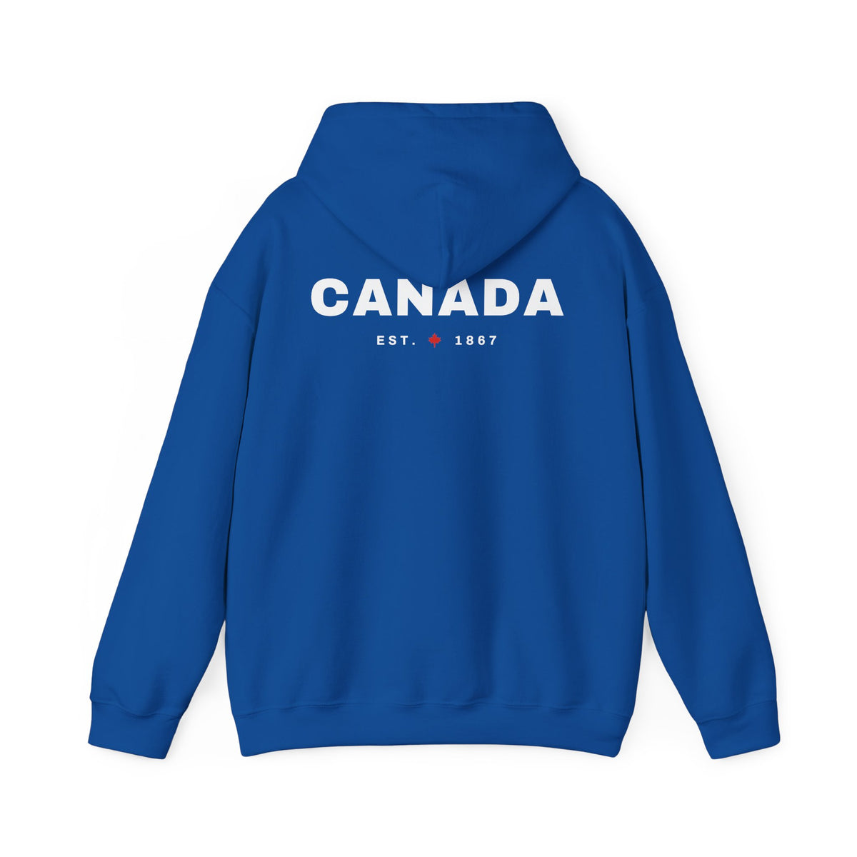 Canada Est. 1867 Back Print Hoodie
