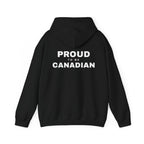 Proud To Be Canadian Back Print Hoodie