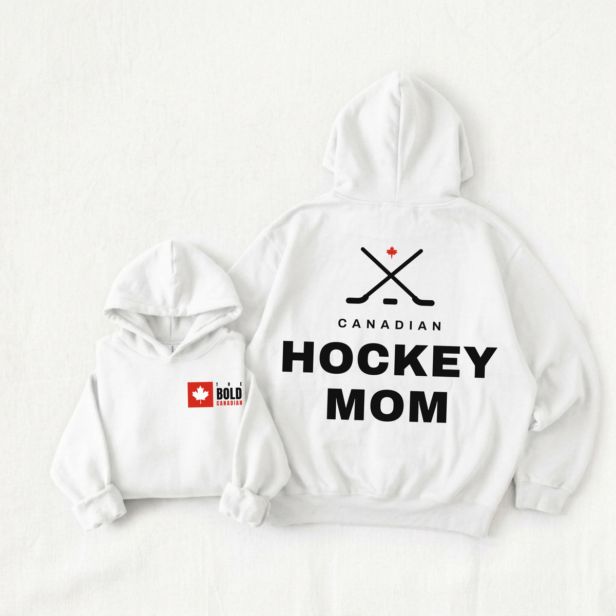 The Canadian Hockey Mom Back Print Hoodie