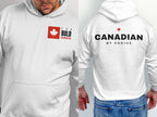 Canadian By Choice Back Print Hoodie