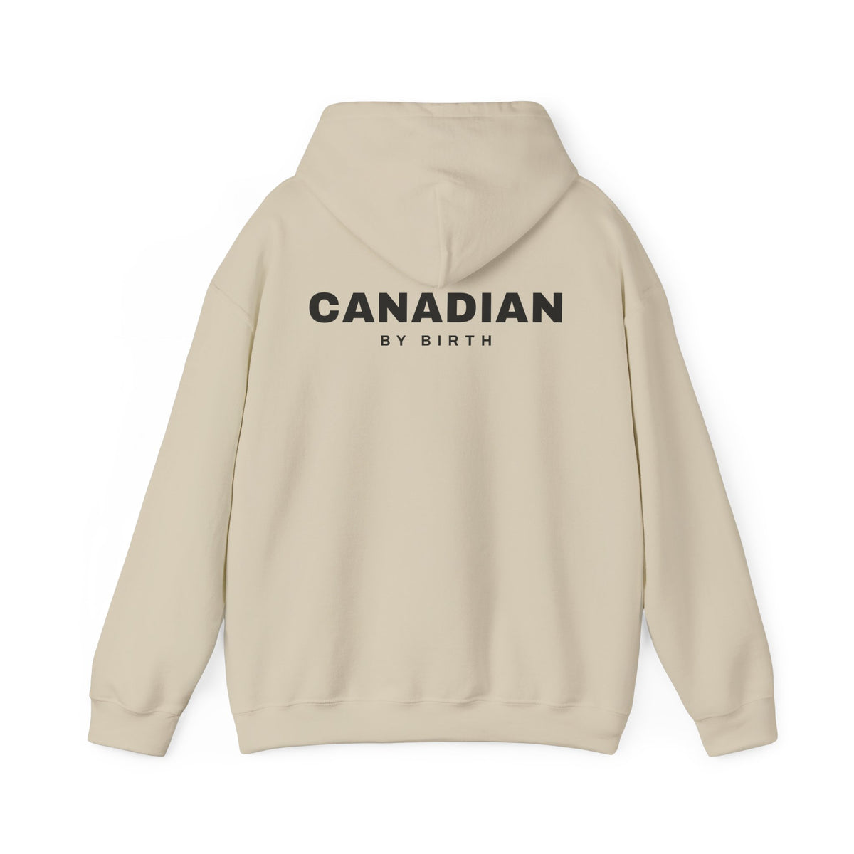 Canadian By Birth Back Print Hoodie