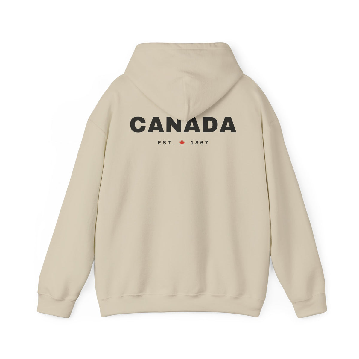 Canada Est. 1867 Back Print Hoodie