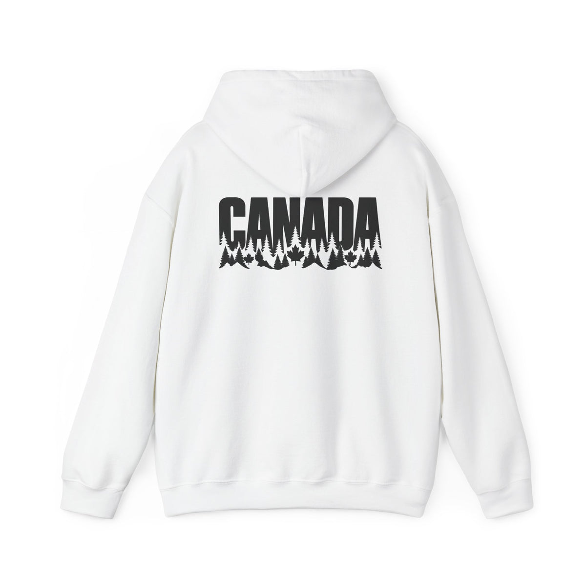 Canada Pine Silhouette Back Print Hoodie