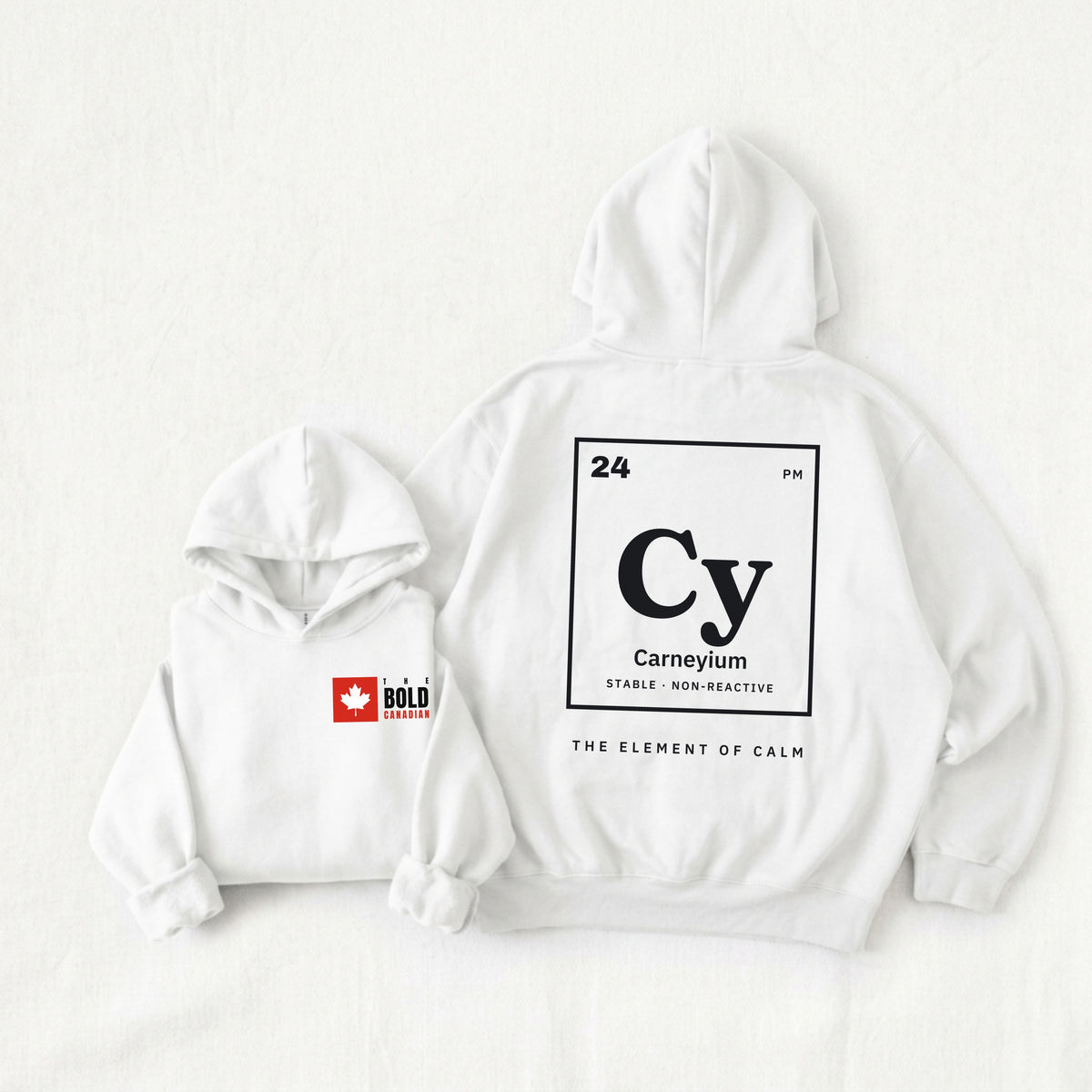 Carneyium Element of Calm Back Print Hoodie