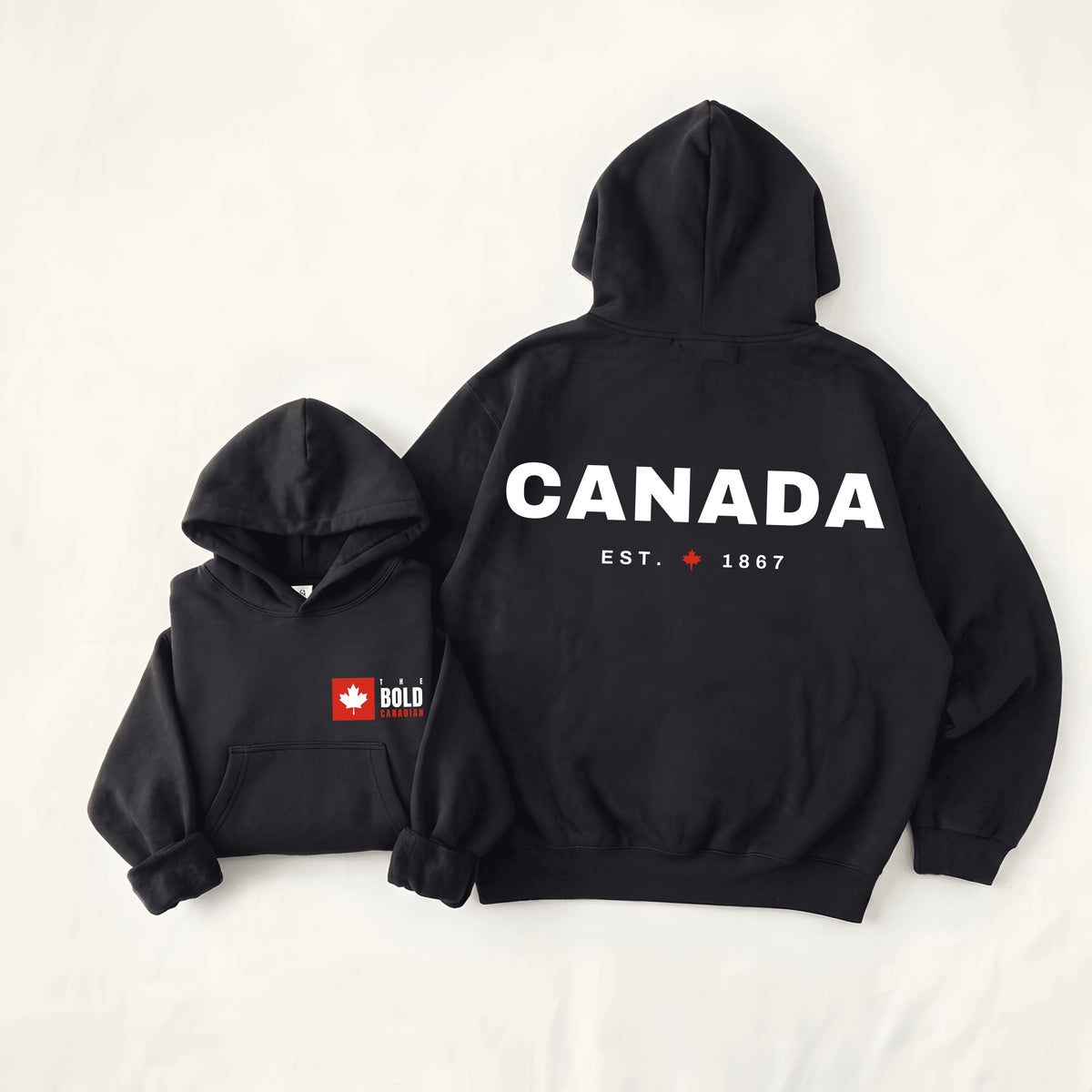 Canada Est. 1867 Back Print Hoodie