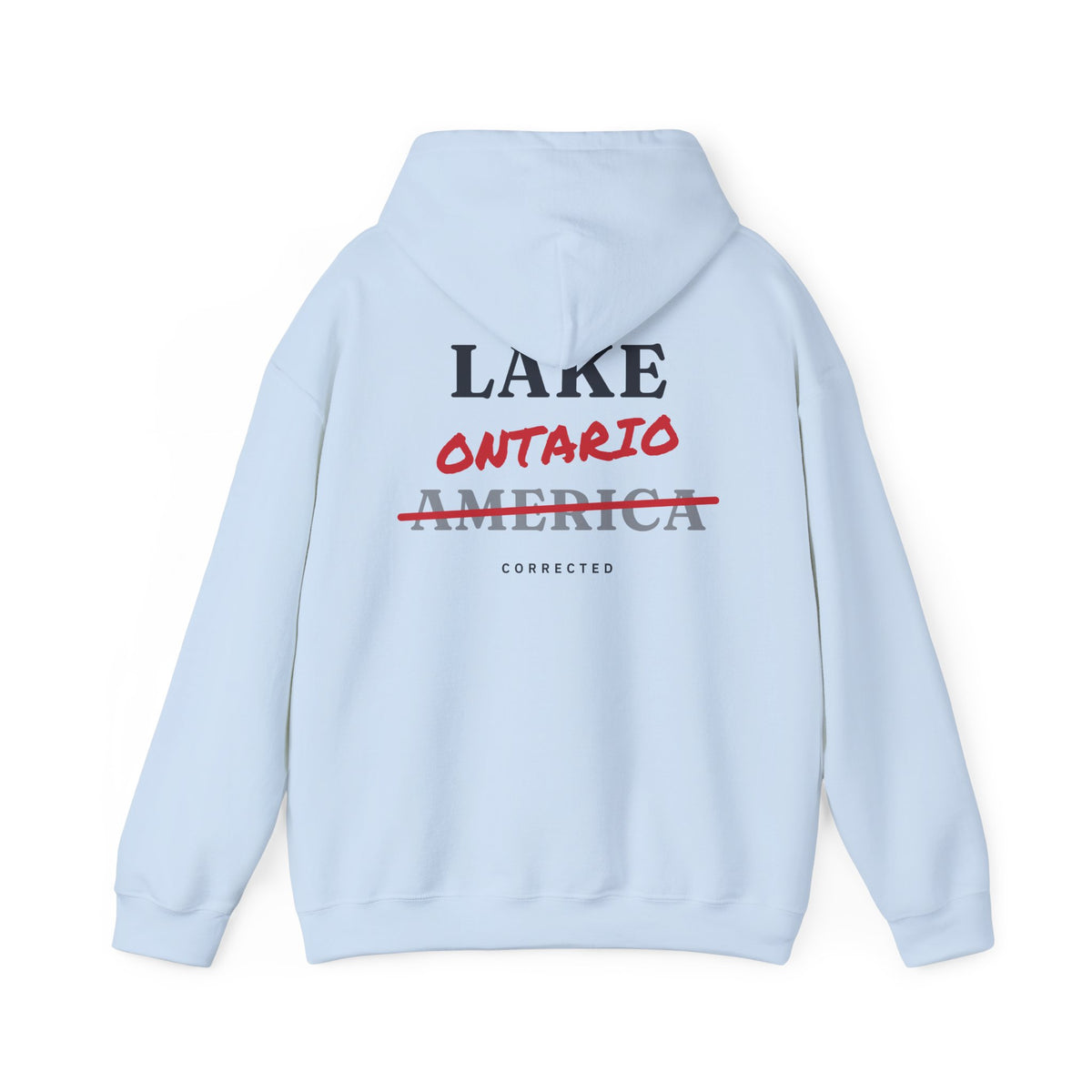 Lake Ontario Corrected Back Print Hoodie