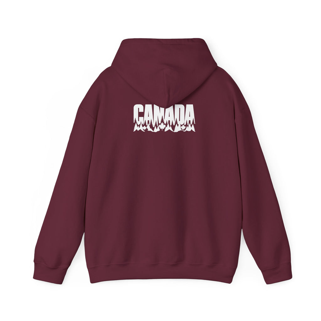 Canada Pine Silhouette Back Print Hoodie