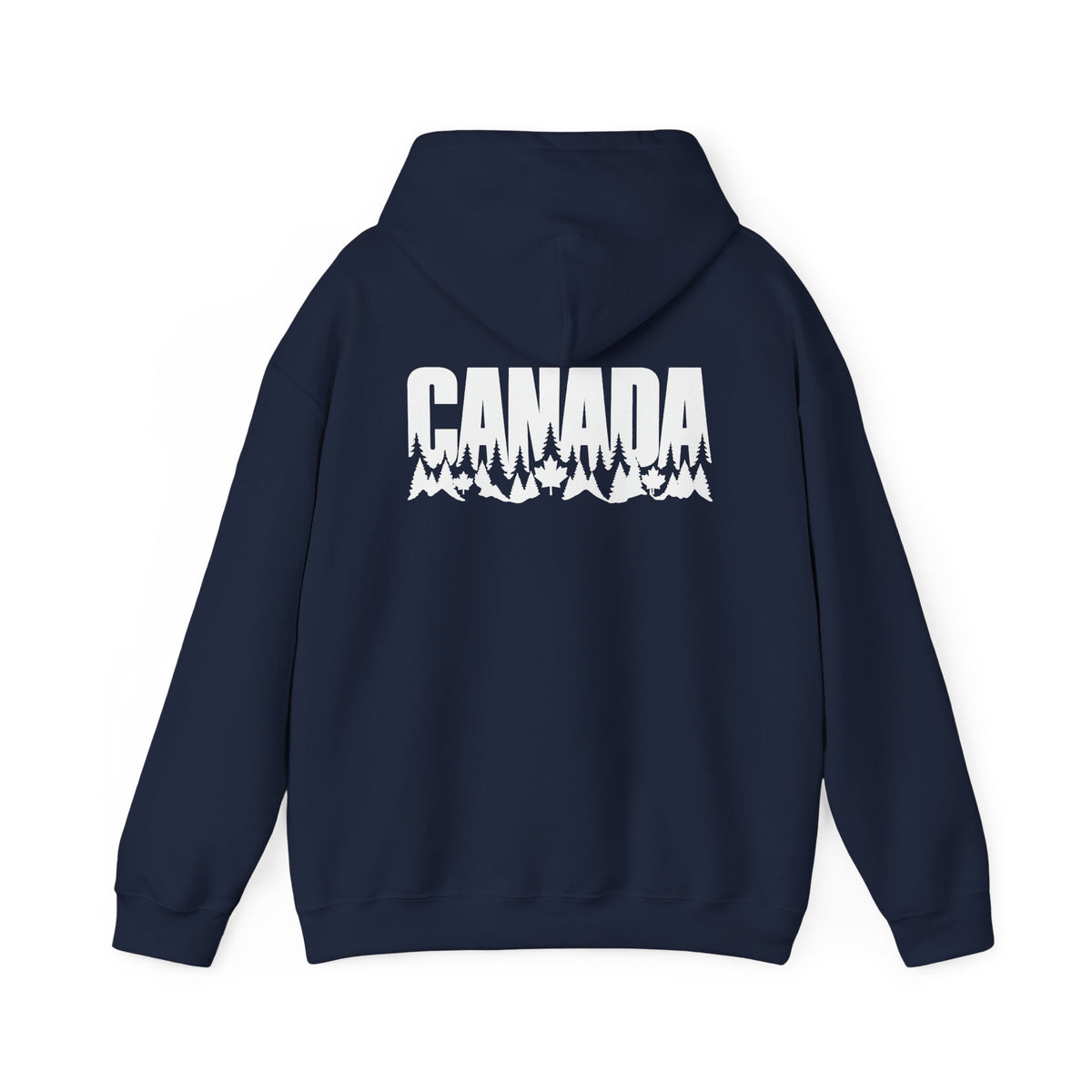 Canada Pine Silhouette Back Print Hoodie