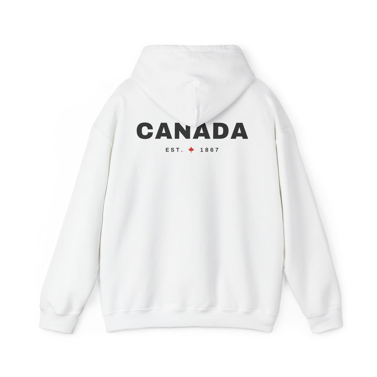 Canada Est. 1867 Back Print Hoodie