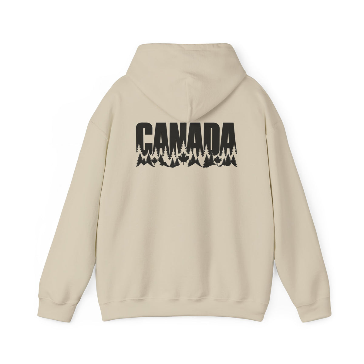 Canada Pine Silhouette Back Print Hoodie