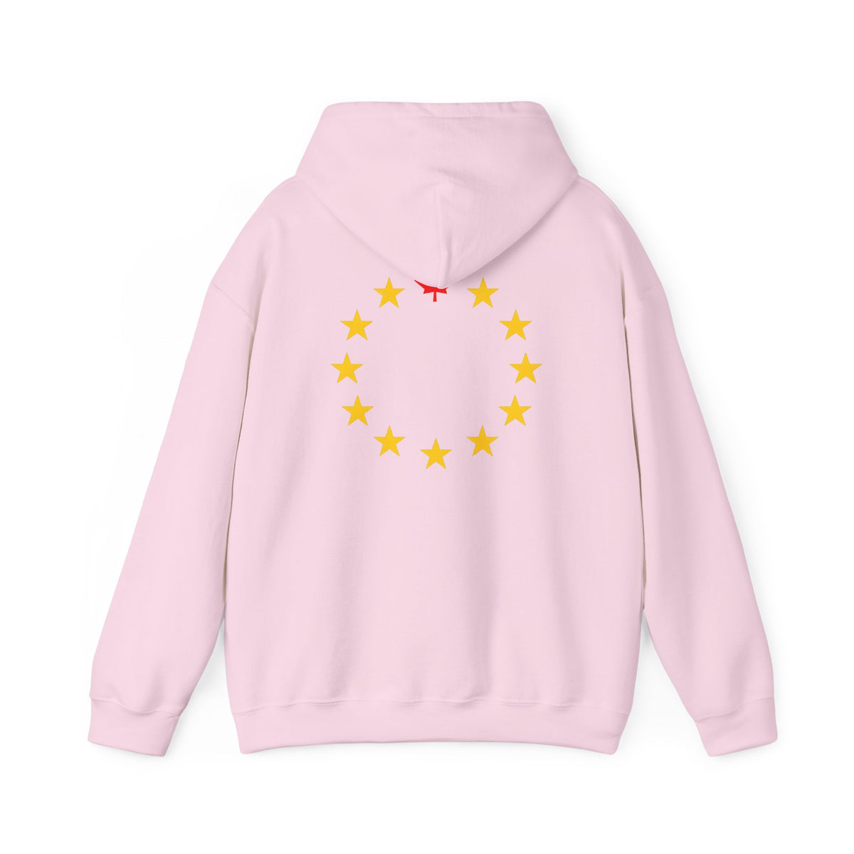 Euro Maple Star Ring Back Print Hoodie