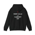Keep Calm and Carney On Canadian Back Print Hoodie