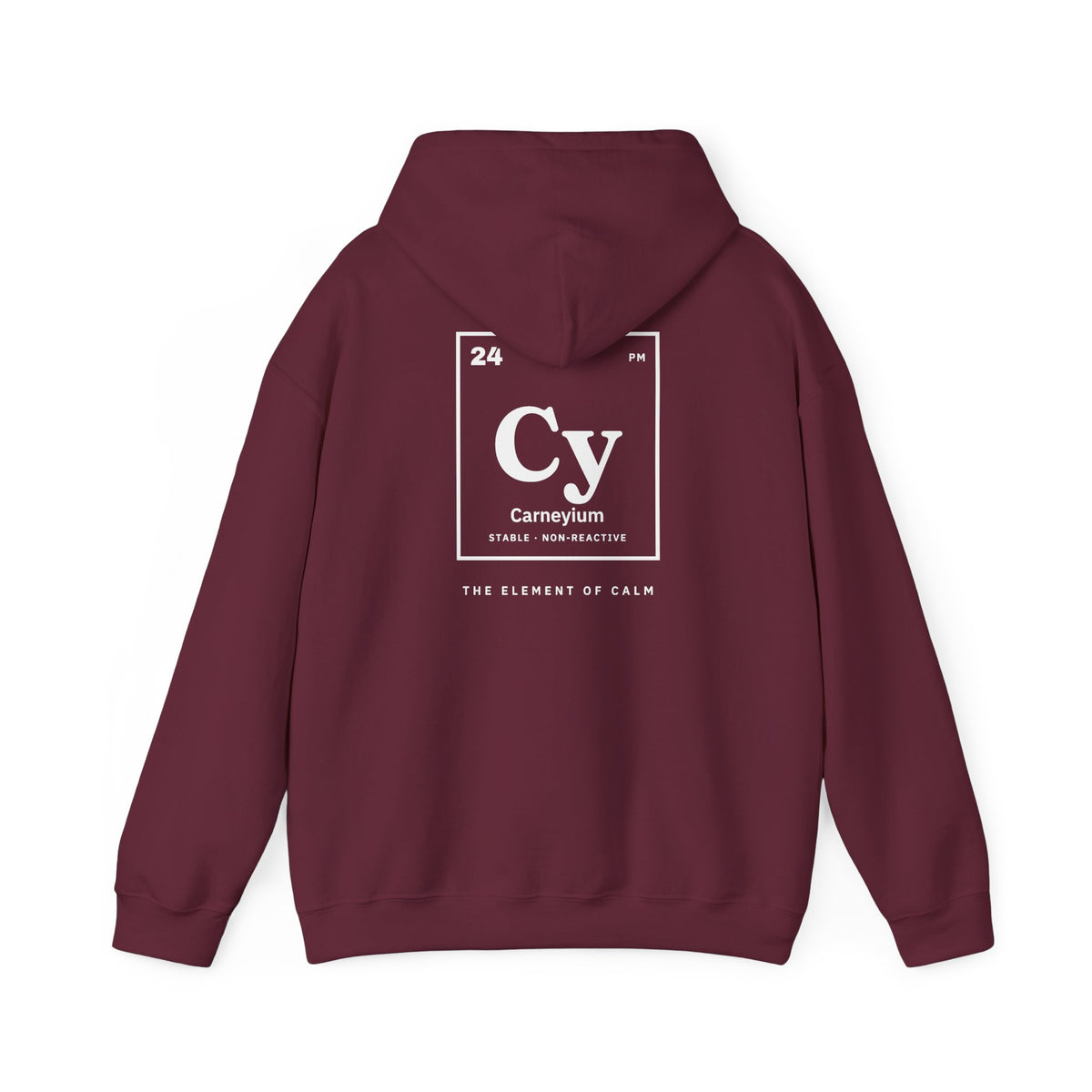 Carneyium Element of Calm Back Print Hoodie