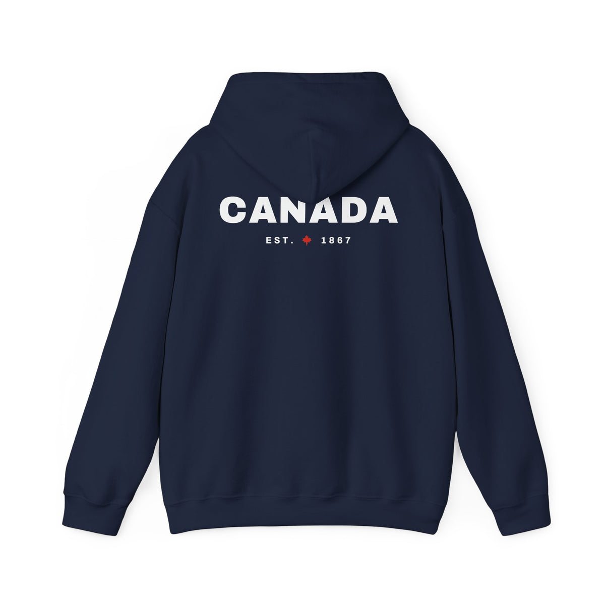 Canada Est. 1867 Back Print Hoodie