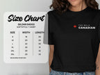 Gildan 64000 softstyle t-shirt size chart with width and length measurements.