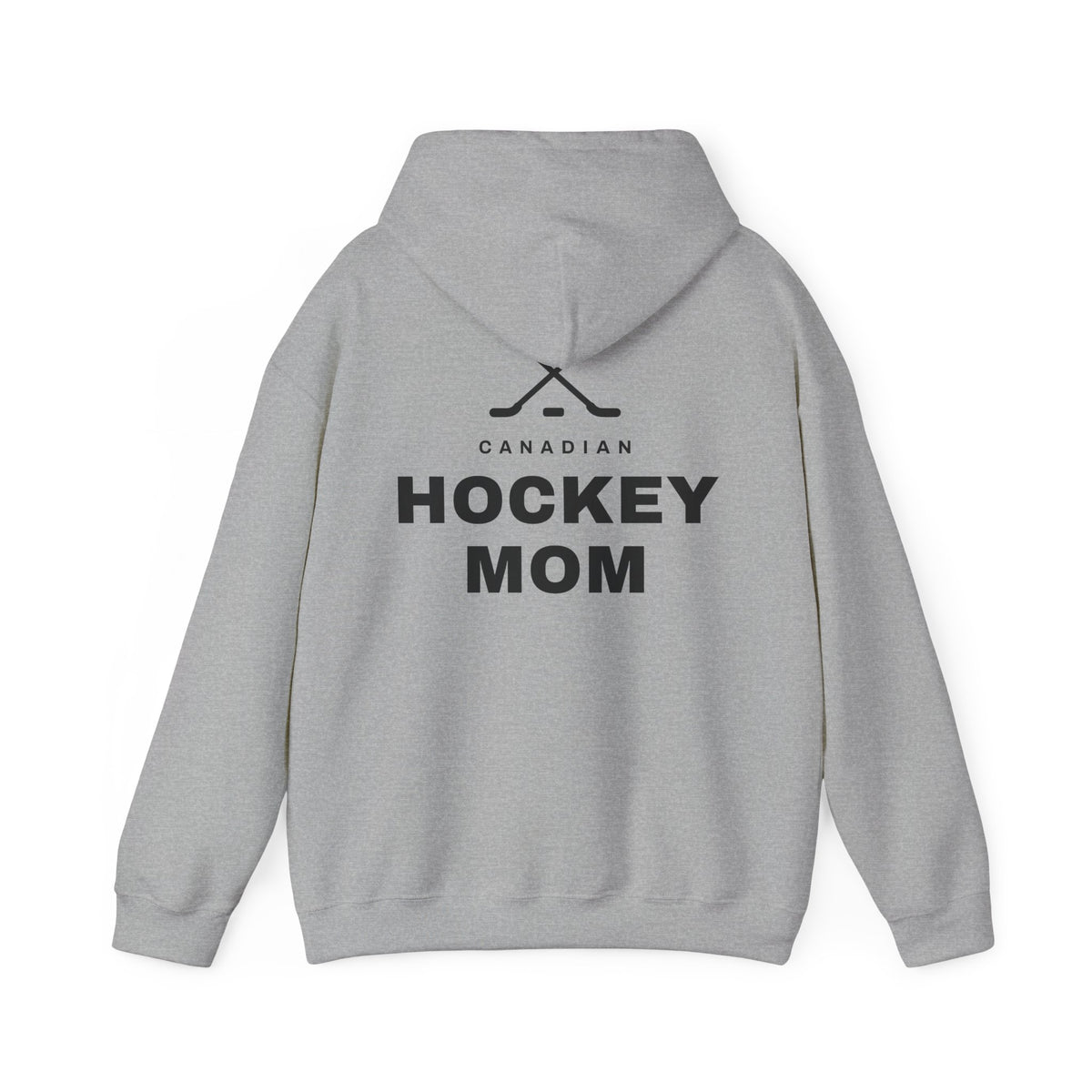 The Canadian Hockey Mom Back Print Hoodie