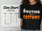 Gildan 64000 Softstyle t-shirt size chart with measurements in inches.