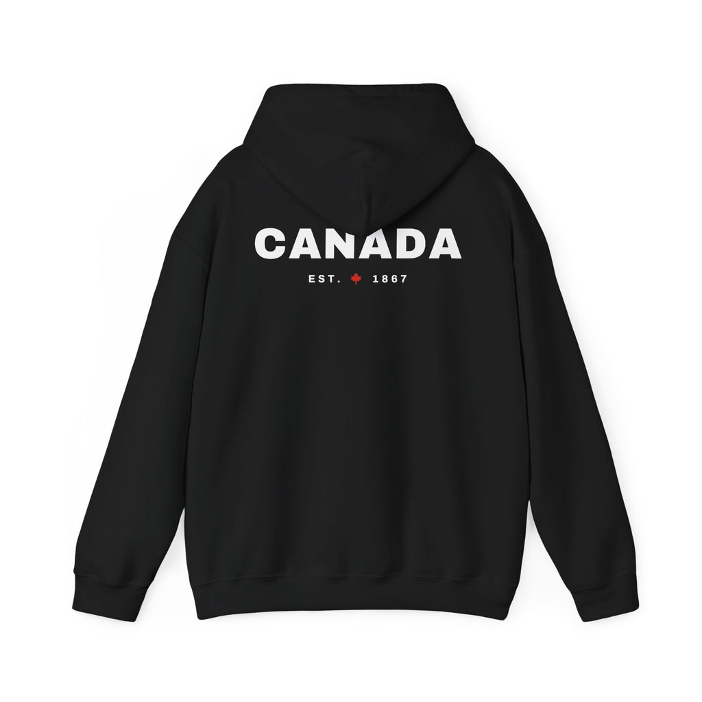 Canada Est. 1867 Back Print Hoodie