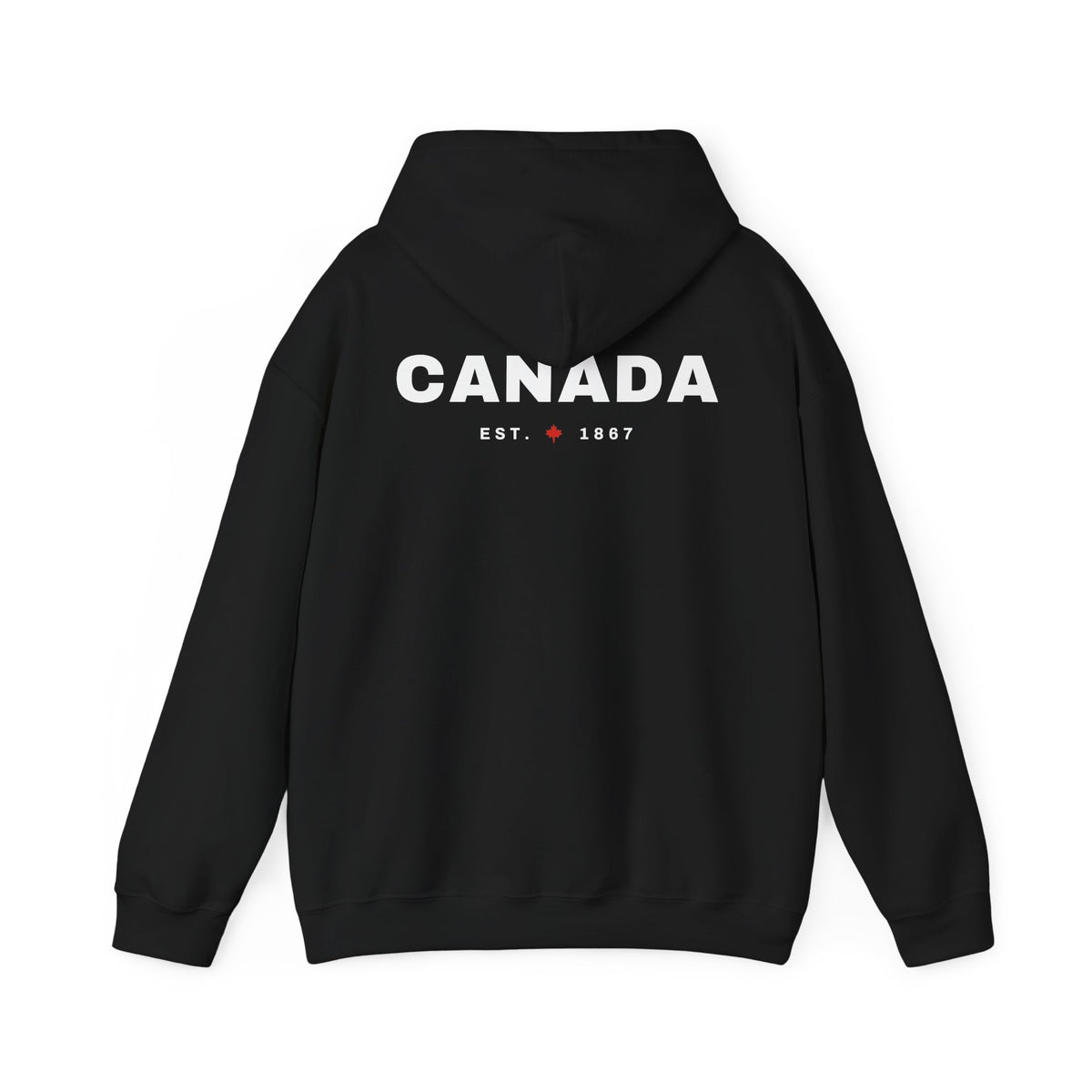 Canada Est. 1867 Back Print Hoodie