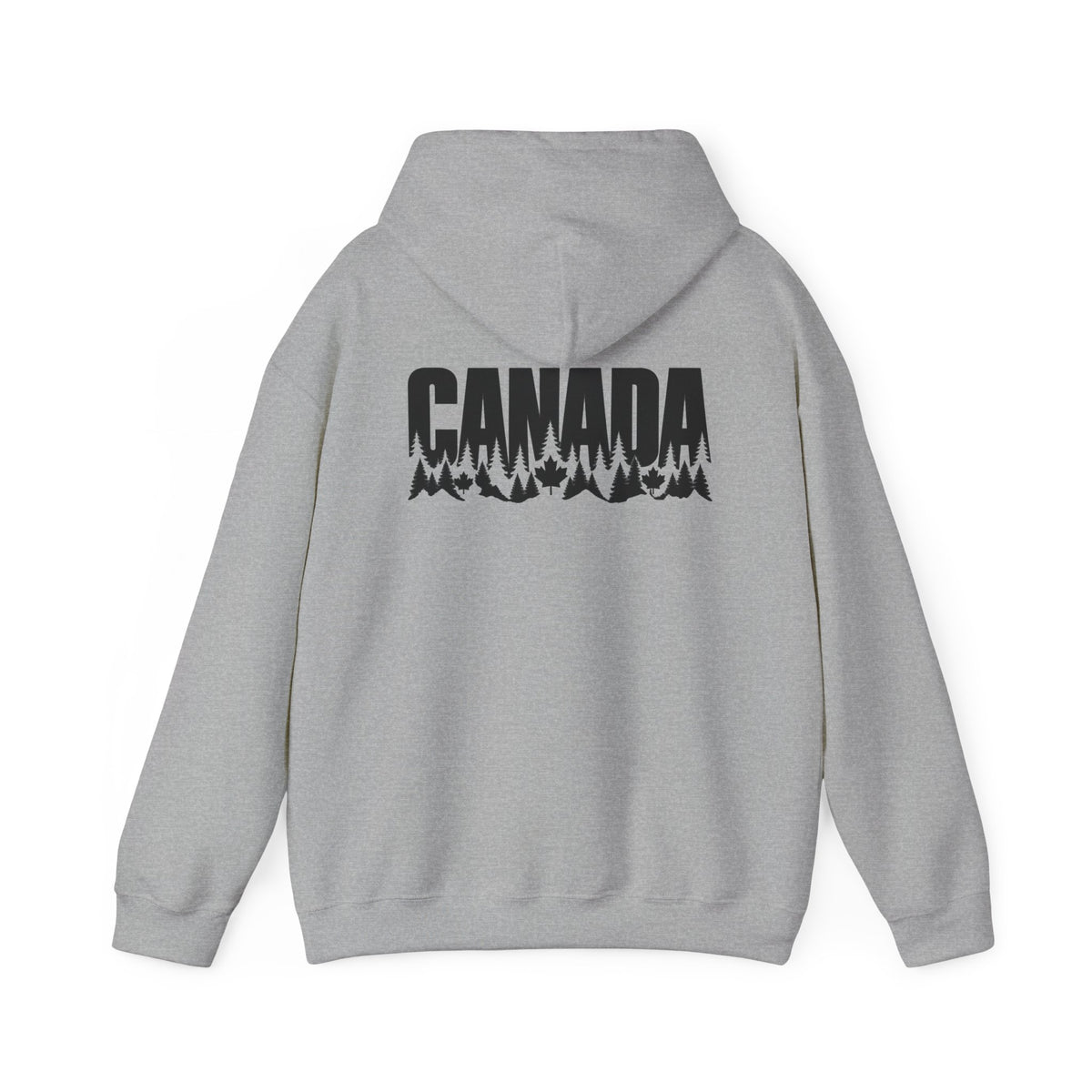 Canada Pine Silhouette Back Print Hoodie