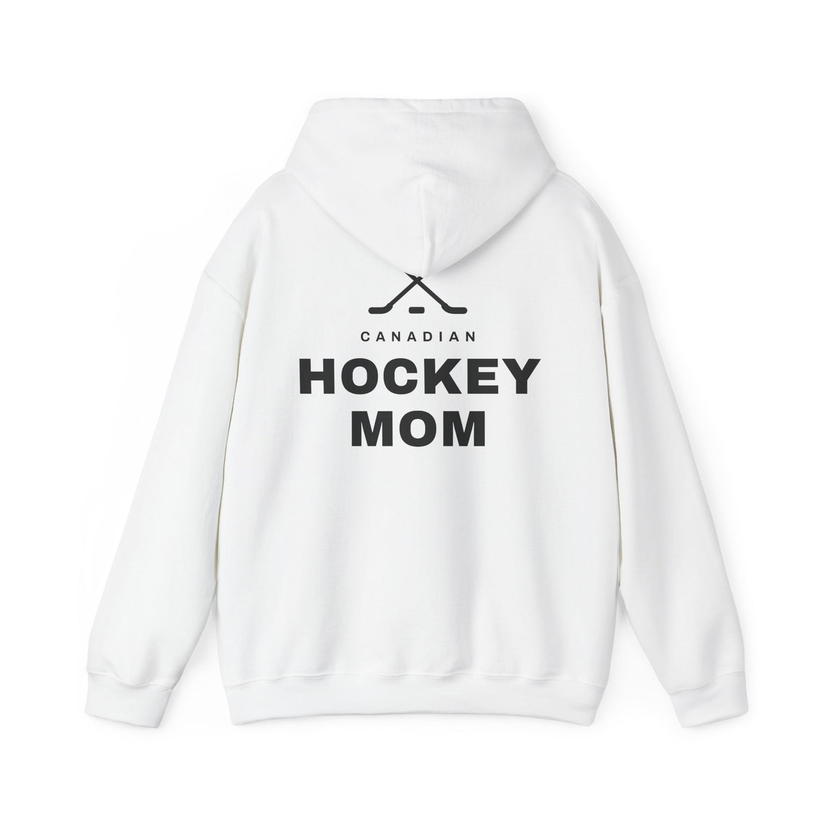 The Canadian Hockey Mom Back Print Hoodie