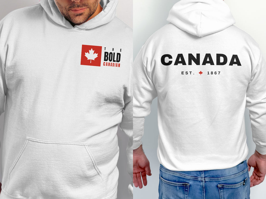 Canada Est. 1867 Back Print Hoodie