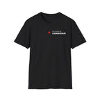 Black t-shirt with "The Bold Canadian" and maple leaf logo.